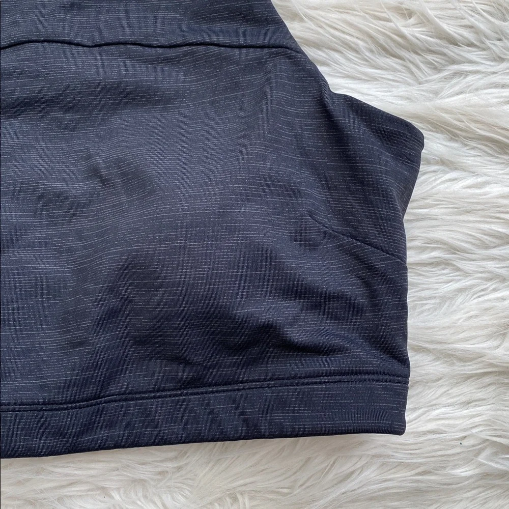 Outdoor Voices | Techsweat Crop Top Charcoal High-Neck Racerback Sports Bra